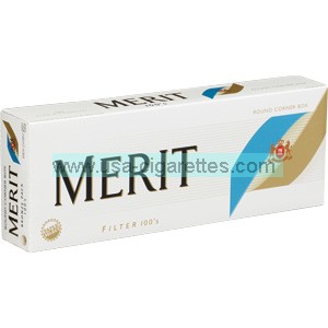 Merit Bronze 100's cigarettes